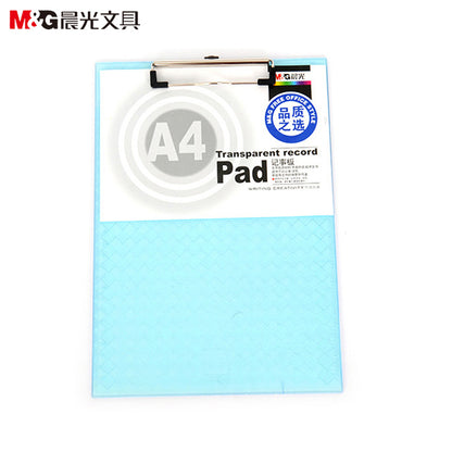 M&G Chenguang Vertical Semi Transparent Sheet Clip A4 318*220mm - 1pcs - No:ADM94512