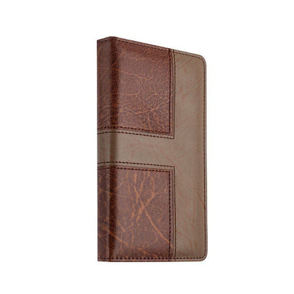 M&G Chenguang Premium Universal Leather Notepad 160 pages Brown 48K 160 pages- No:APY1GK78
