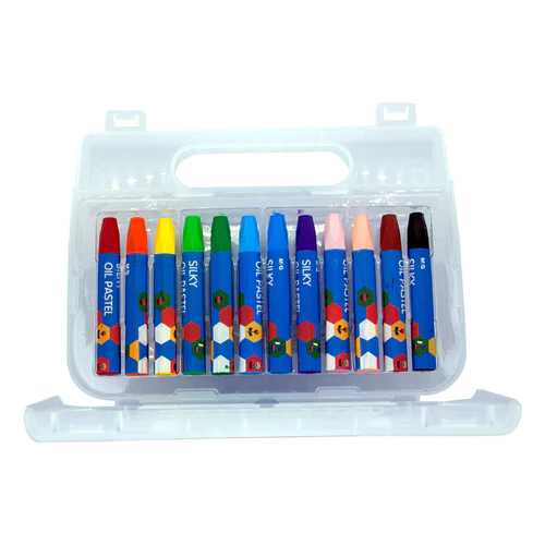 أقلام تلوين زيتية حريرية من إم آند جي، ١٢ لونًا، رقم المنتج: AGM900J8