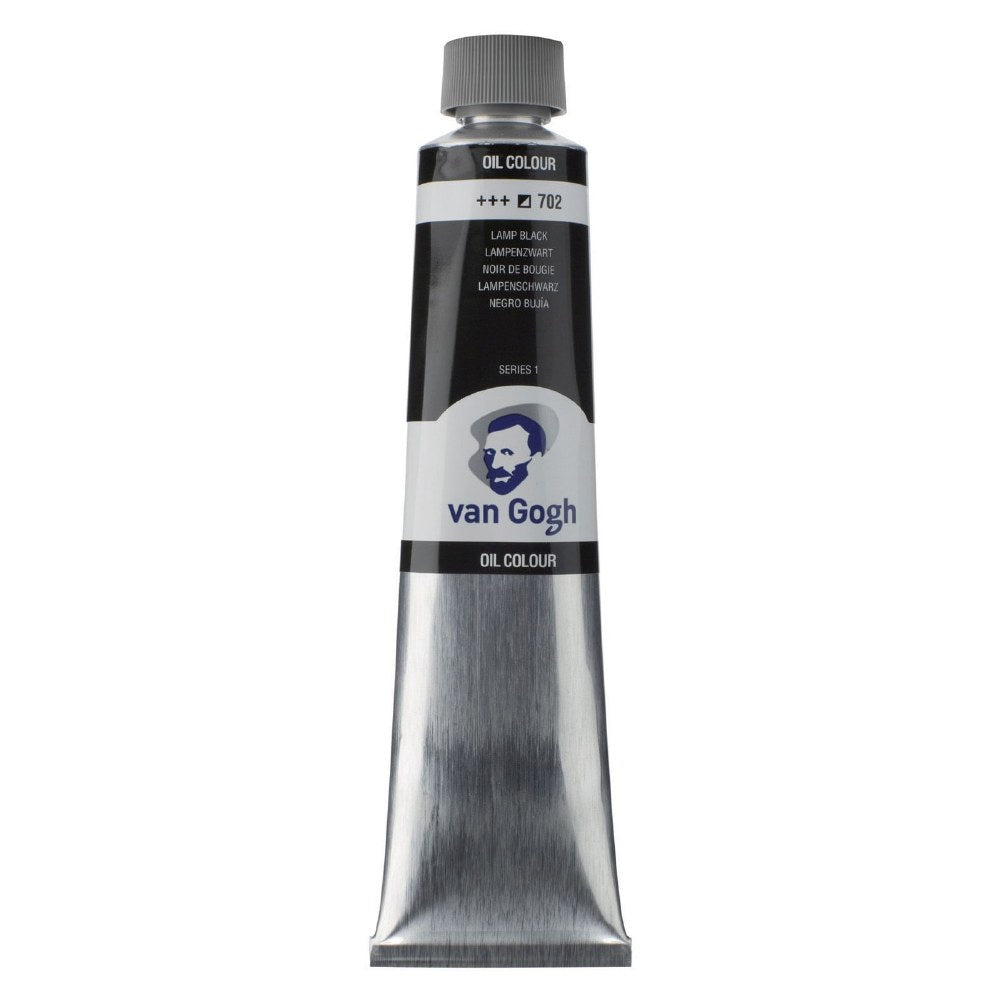 Van Gogh Oil Paint - Lamp Black, 200 ml tube - No:702