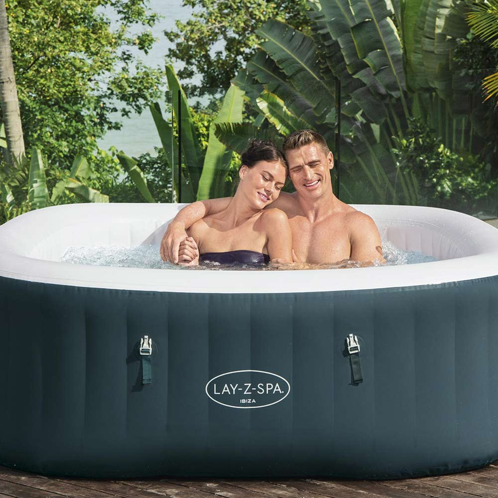 Bestway Inflatable 6-Seater Hydro massage 180x66cm Lay-Z Spa Ibiza AirJet - No:60015
