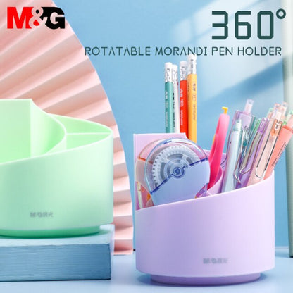 M&G Pen holder, 4 slots, 360 degree rotation, size 33 x 12.5 cm - No:ABT98496