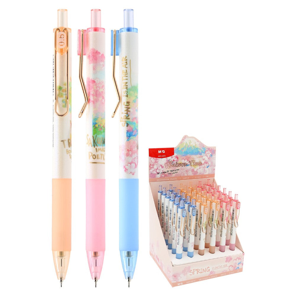 M&G Chenguang Sakura time Mechanical Pencil, 0.5 mm - 1pcs - No:AMPJ072