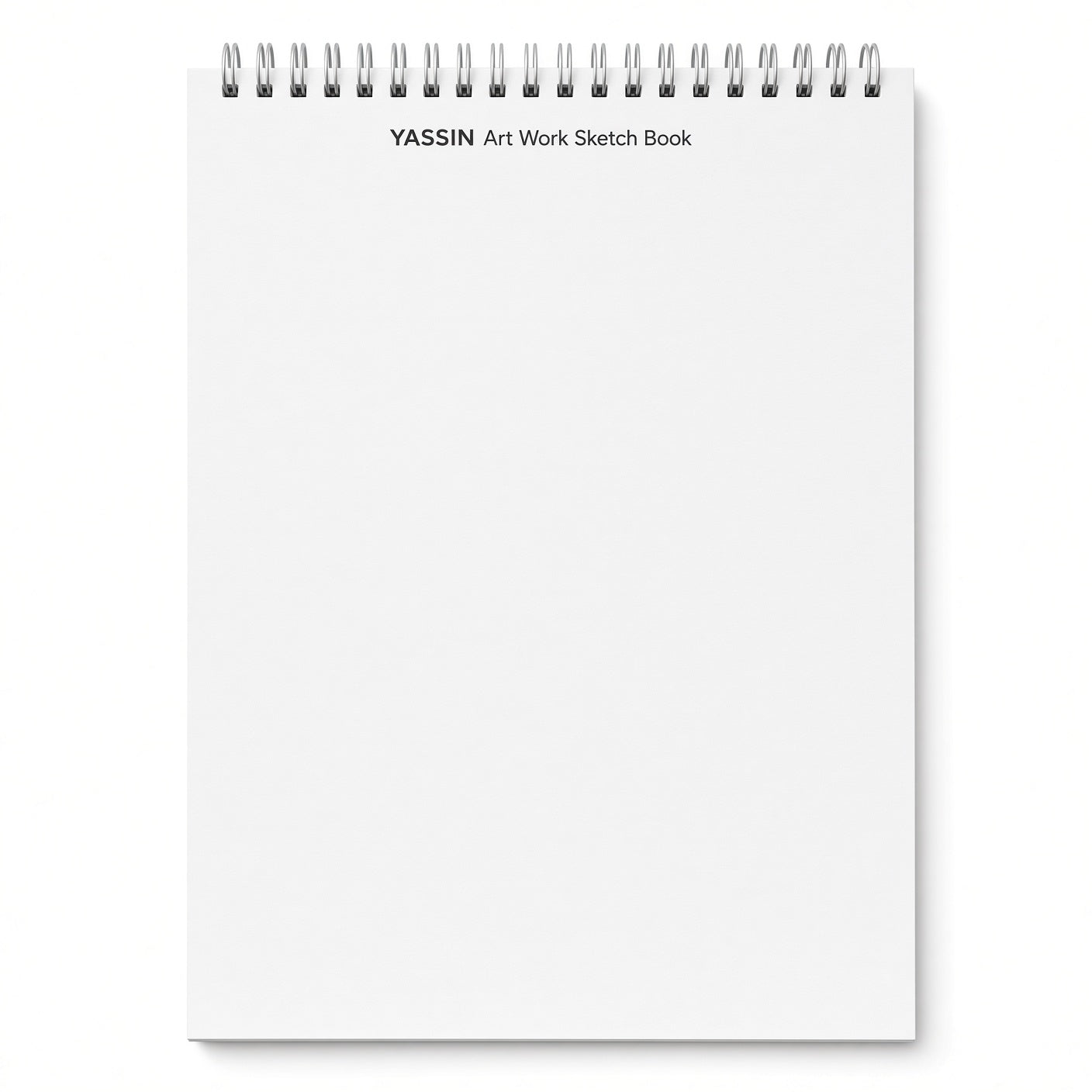 YASSIN Art Work Sketch Book A4 – 15 Sheets, 250 GSM, Spiral Bound Drawing & Sketch Pad white paper, 21 × 29.7 cm  - No: 1337