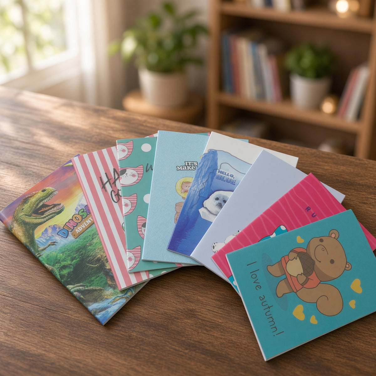 YASSIN A4 Notebook – 60 Sheets, 60 GSM, 21 × 29.7 cm – Blank & Lined Paper – Assorted Covers - 1pcs - No: 1069