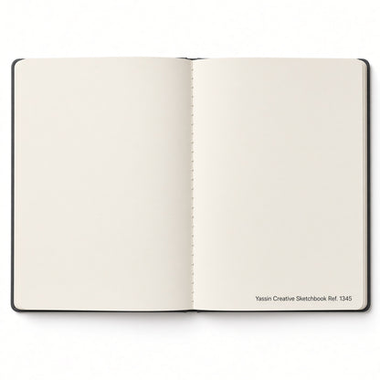 Yassin A6 Creative Sketchbook 160 Pages – Blank Drawing & Sketching Notebook – 95 × 140 mm - No: 1345