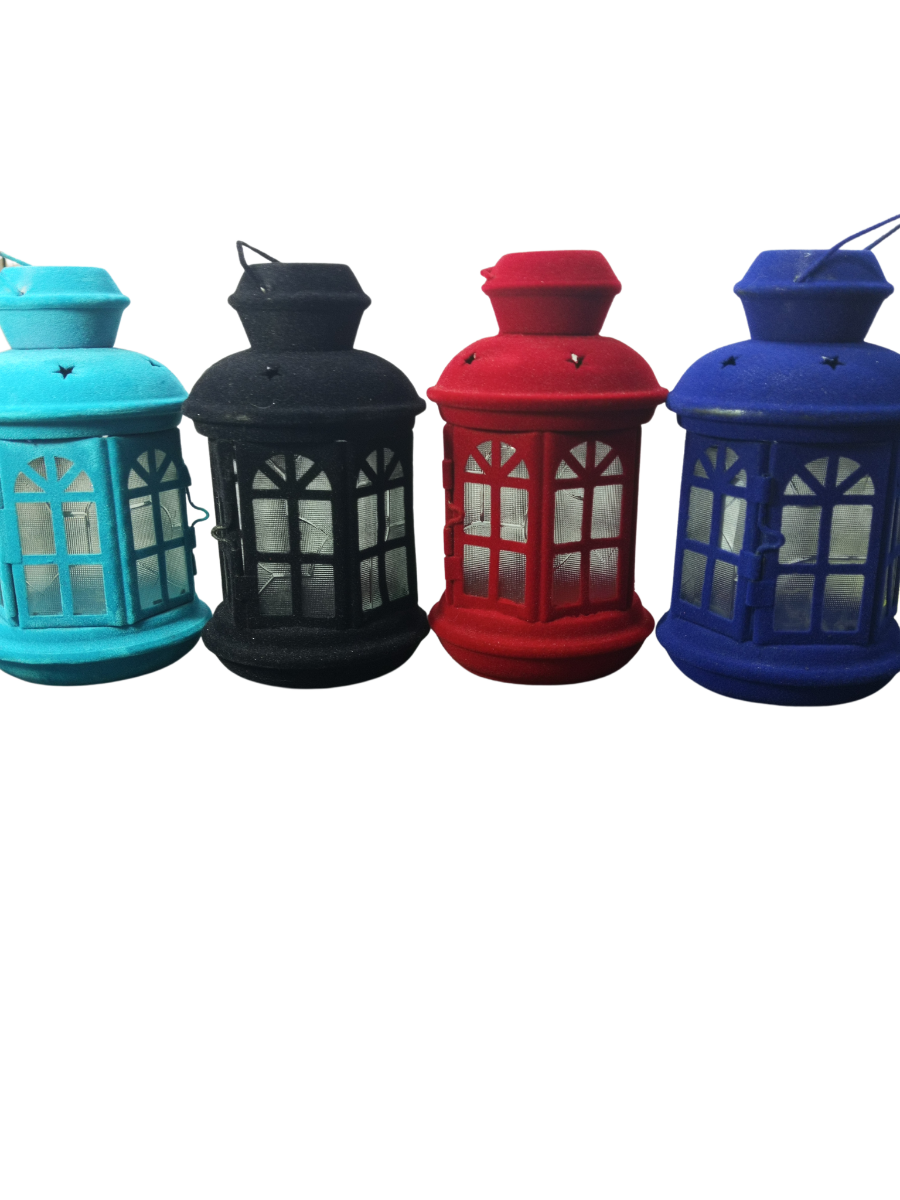 Ramadan Lantern metal covered with gokh 18 cm /1 piece