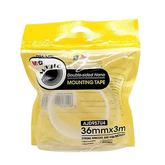 M&G Chenguang Nano Mounting Transparent Tape 36mm*3m - No:AJD957BT