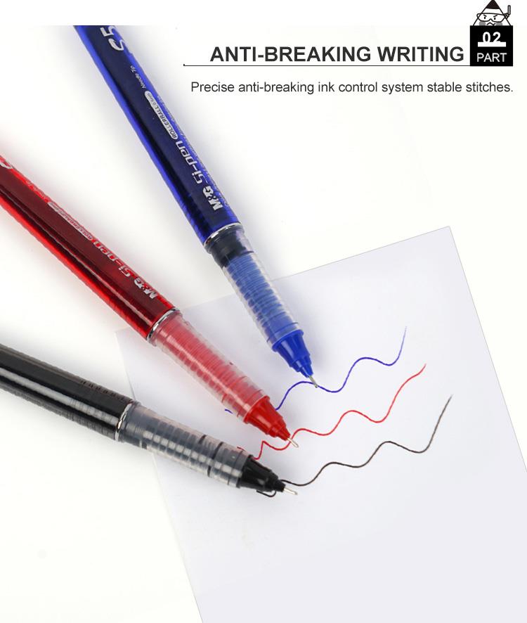 M&G Chenguang Si-Pen S5 Roller Ball - 0.5mm - Fine Point, Smooth Writing - 1pcs - No: ARP41871