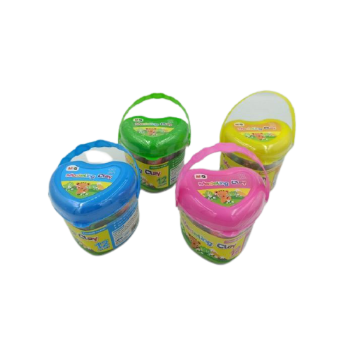 M&G Modeling Clay 12Colours in Heart shaped Bucket No: AKE04469 - 1pcs