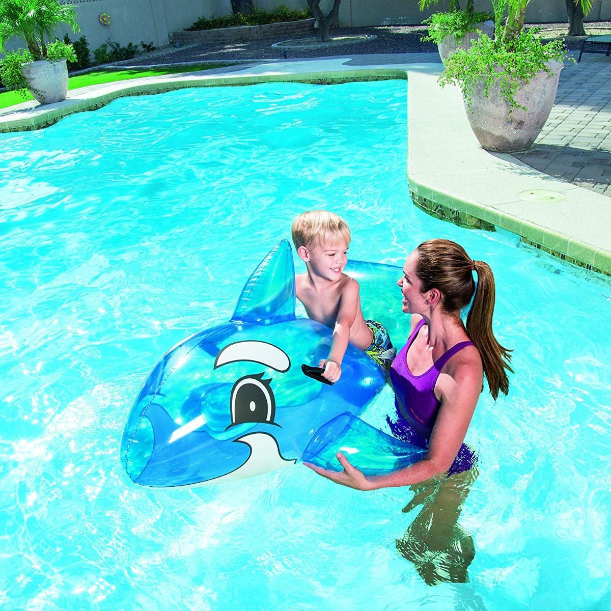 Bestway Transparent Shark Rider 1.57m x 94cm No: 41037