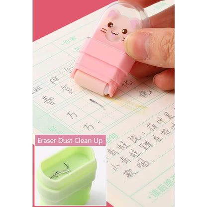 ممحاة M&amp;G Space Pets مع بكرة تجميع الفضلات رقم: AXPQ5501 (ألوان متنوعة) - قطعة واحدة