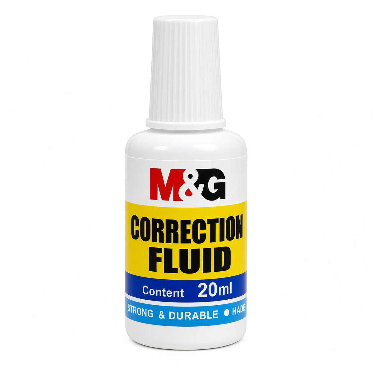 M&G Chenguang Correction Fluid 20ml – Quick-Drying White Correction Liquid for Writing Mistakes - 1pcs - No: ACFN0604