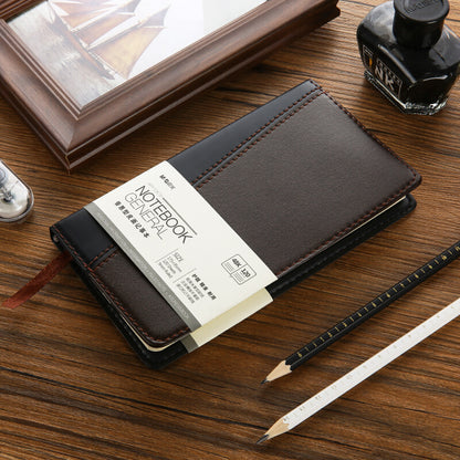 مفكرة M&amp;G Chenguang الجلدية، 48K/120 صفحة، محاضر اجتماعات - 175*95 مم - رقم: APY1CK78