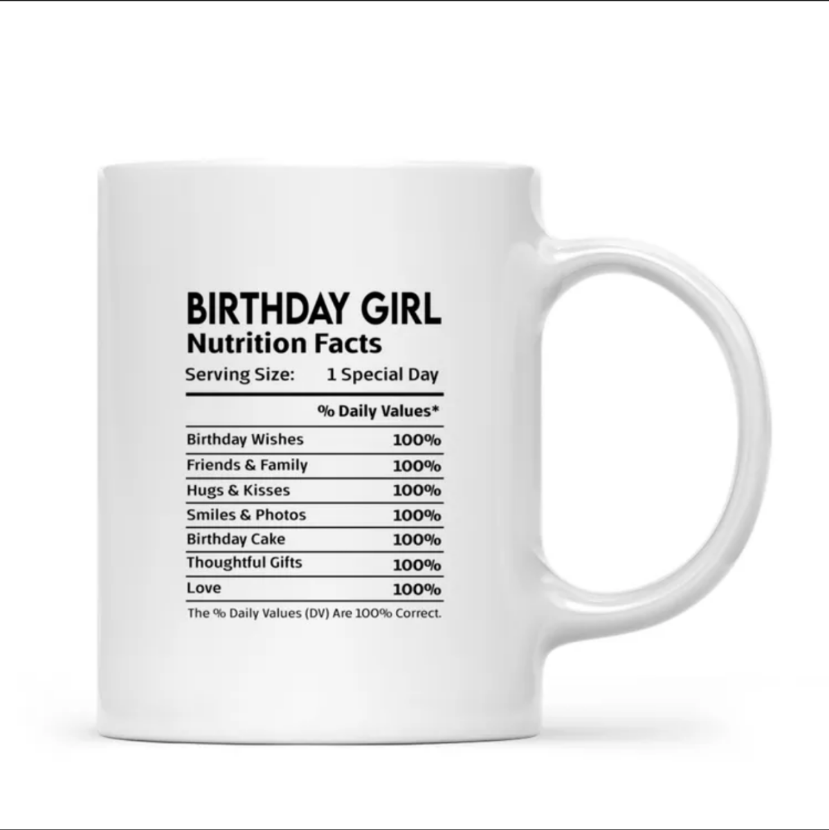 Alphabet Mug - Pink Alphabet Mug - Nutrition Facts