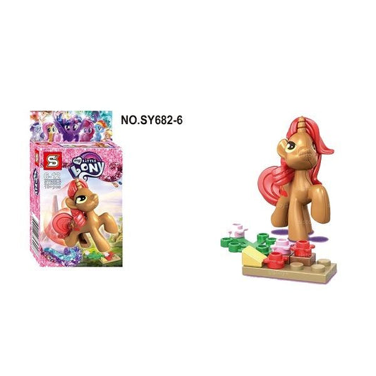 مجموعة شخصيات ماي ليتل بوني من شينغ يوان + 13 قطعة رقم SY682-6