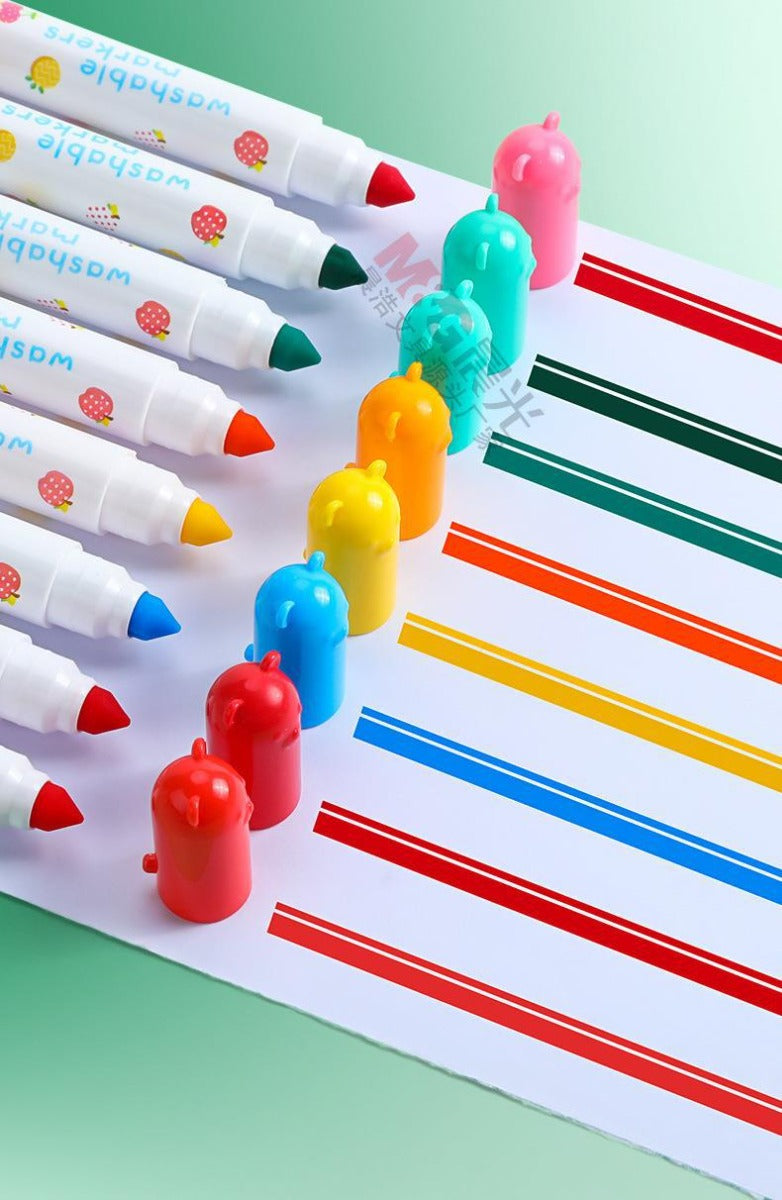 M&G Chenguang food grade easy washable cone head watercolor pen 24color - No:ACP901Z6