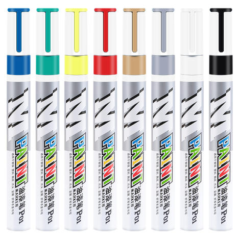 M&G Chenguang thin rod Paint Marker Pen Waterproof Oily - No:AOMY8503 - Gold- 1pcs