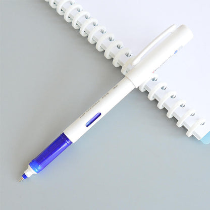 M&G Chenguang capsule replacement erasable gel pen With 3 refills blue 0.5mm - No:ARPU2001