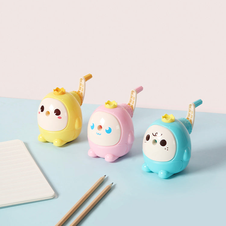 M&G Chenguang Crown Desk Sharpener, Reliable Blade for Precise Sharpening - No:APS906U9