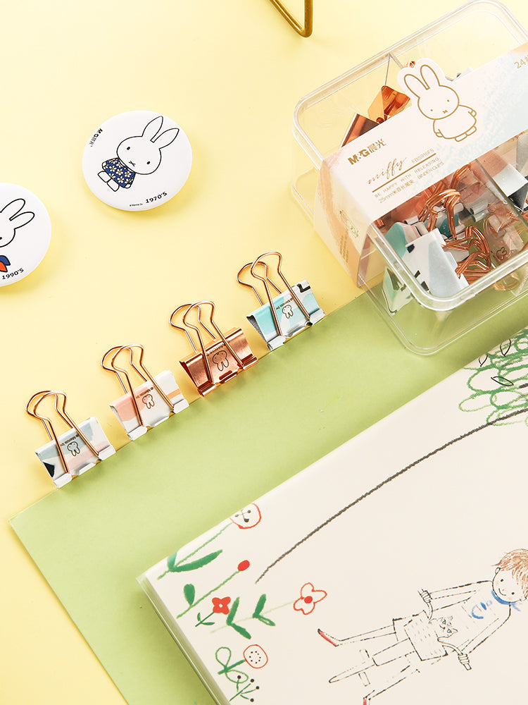 M&G Chenguang series stationery Miffy office Clips - 12pcs - No:916F6
