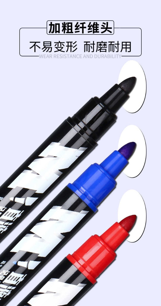 M&G Chenguang straight liquid Permanent marker pen - Blue - 1pcs - No:APMT8701