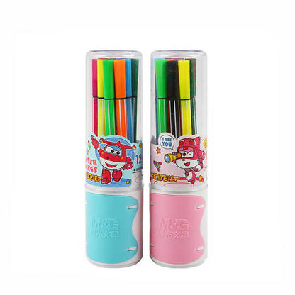 M&G Pack of 12 FlowmasterSuper Boy Washable Water Colour - No:95885