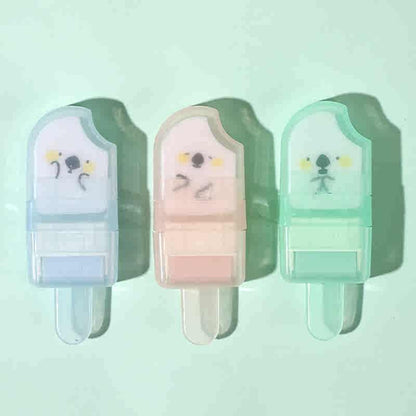 ممحاة رصاص على شكل آيس كريم من إم آند جي تشنغوانغ، فائقة التنظيف مع بكرة سحرية - قطعة واحدة - رقم المنتج: AXP963JV