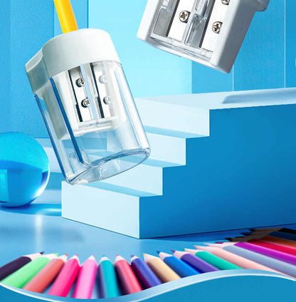 M&G Chenguang Double Hole Children's Pencil Sharpener Large Tank - 1pcs - No:APS912D4