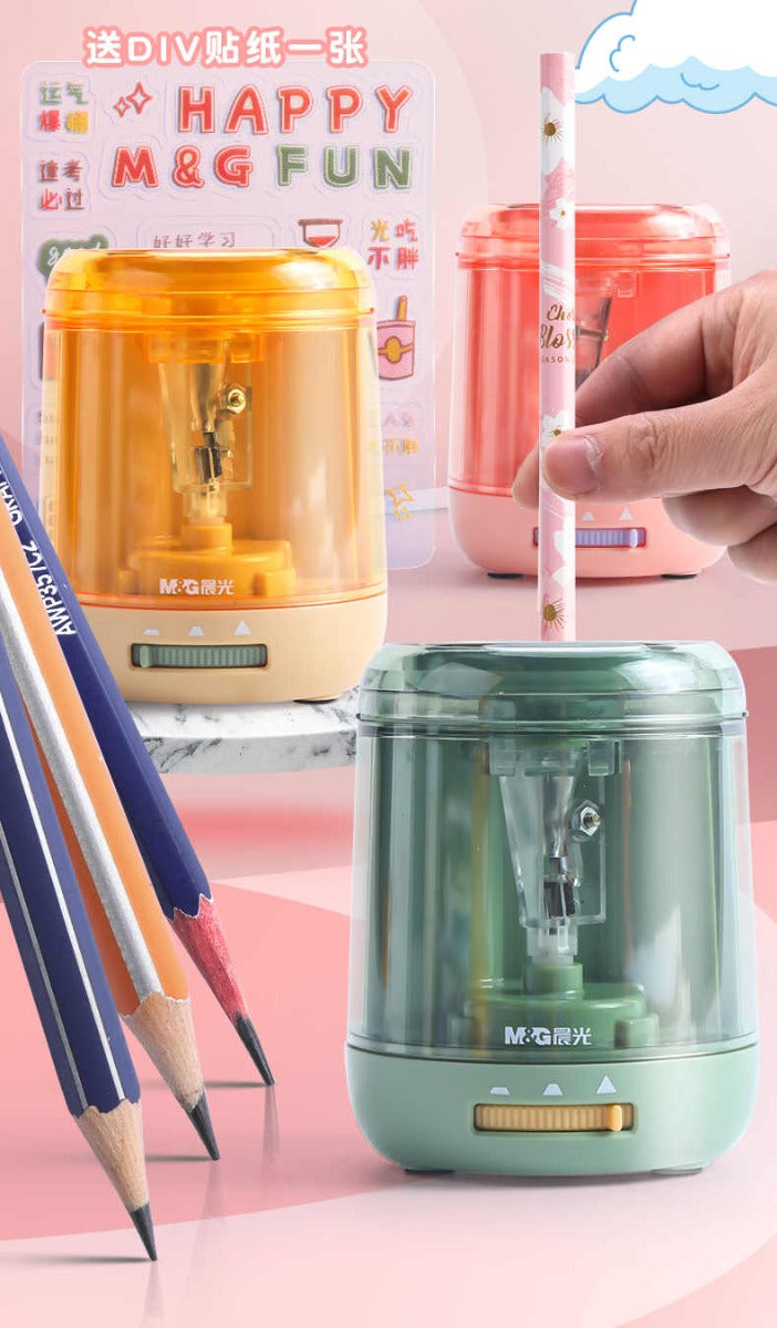 M&G Chenguang automatic pencil sharpener electric pencil sharpener - 1pcs - No:APS906J1