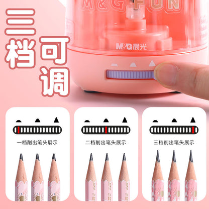 M&G Chenguang automatic pencil sharpener electric pencil sharpener - 1pcs - No:APS906J1