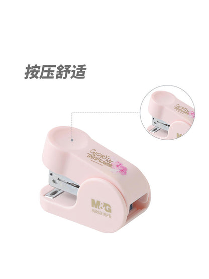 M&G Chenguang Sakura Mini Small Stapler with Staples - No: ABS916FE