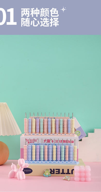 Thirteen-speed counter students use vertical large beads - No:ABJ-218