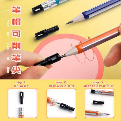 قلم رصاص ميكانيكي M&amp;G Chenguang 2B 2.0 ذو سن كبير مع مبراة مدمجة - قطعة واحدة - رقم المنتج: AMPV9301