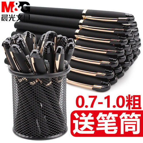 M&G Chenguang Signature pen spot morning light neutral pen 1.0mm bold black - No:AGPA9804