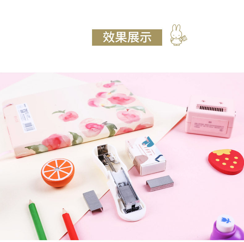 M&G Mini Stapler FBS916D6 Set Miffy with Staples - No:FBS916D6
