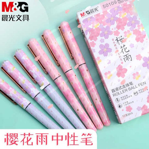 M&G Roller Fancy Pen Black Ink 0.5mm No: ARP50109 - 1pcs
