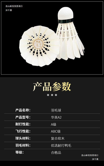 M&G Chenguang pack of 6 Training Game Durable , Sports Entertainment Badminton Flying Ball Outdoor A2 - No:AST09312