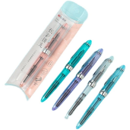 M&G Chenguang dazzling Aurora series replaceable ink fountain pen - No:AFPT9401