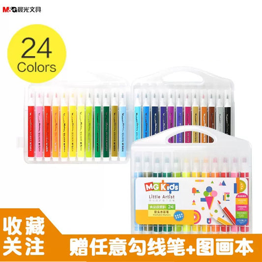 M&G Chenguang Stationery Triangular Color Pen 24colors - No:ZCPN0385