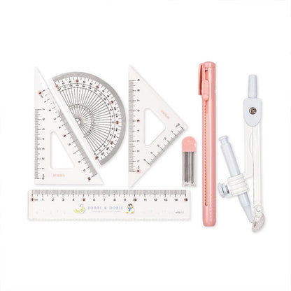 مجموعة أدوات صيفية من إم آند جي تشنغوانغ، تتضمن مسطرة وبوصلة 7 في 1 - رقم المنتج: ACS908B6