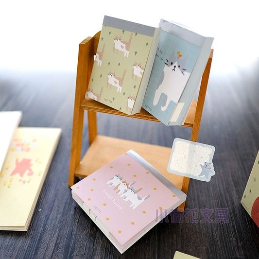 M&G Cats Sticky Note 80x80 mm No: MPYLS33E - 1pcs