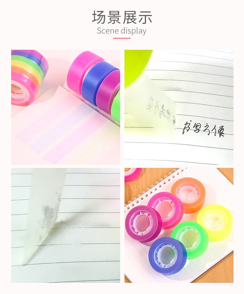 شريط لاصق صغير من إم آند جي تشنغوانغ سكوتش، 8 مم - 8 مم × 30 ياردة - 6 قطع - رقم المنتج: AJDN7665