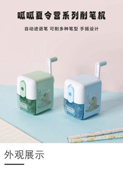 M&G Chenguang Guagua Summer Camp Pencil Desk Sharpener, Vibrant Design with Reliable Blade forPencils- No:APS906U6