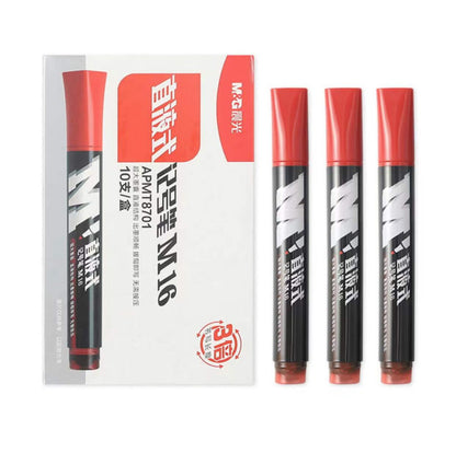 M&G Chenguang straight liquid Permanent marker pen - Blue - 1pcs - No:APMT8701