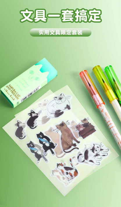 M&G Chenguang Set Sakura Geometrical - 15cm - 1pcs -  No:HAWP1853