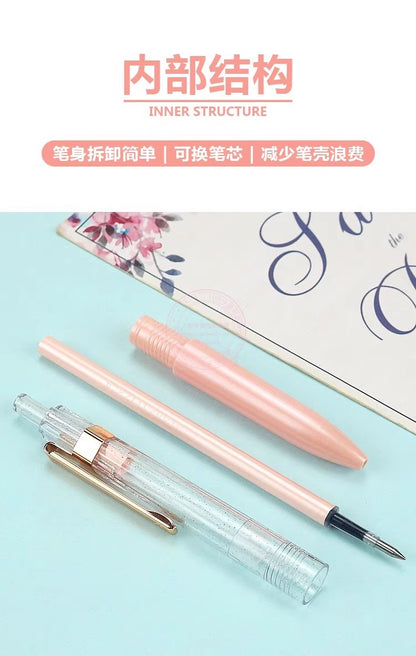 قلم حبر جاف ساكورا من إم آند جي تشنغوانغ، إصدار طلابي، 0.5 متر - قطعة واحدة - رقم: AGPJ9901