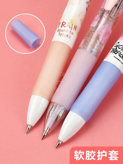 M&G Chenguang Sakura Four Color Ballpoint Pen 0.5 mm - No:ABP80322