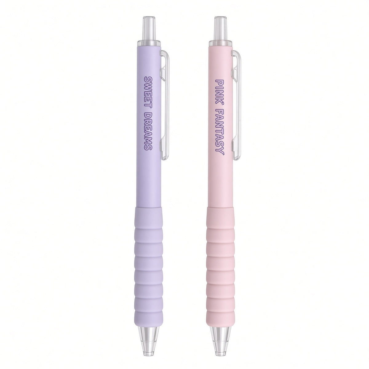 M&G Chenguang Mechanical Pencil 0.7mm – Pink & Purple Feminist Design – Retractable Lead Pencil with Soft Grip - 1pcs - AMPK4572