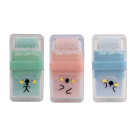 M&G Chenguang Summer Cha-Cha-Cha Eraser for Pencil with Roller - 1pcs - No:AXP963KM